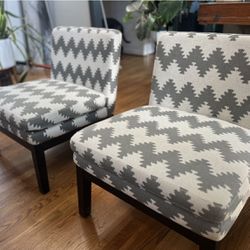 West Elm Accent Chairs - Set Of 2 