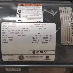 Premium Efficient/ U.S Motors Electric Motor 