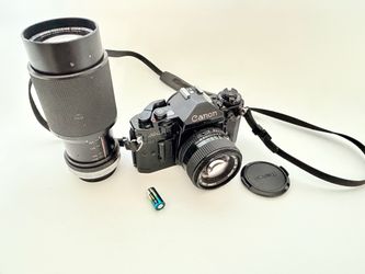 Canon A-1 35mm SLR Film Camera w/ 50mm 1.4 Canon Lens