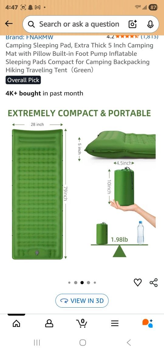 Camping Sleeping Pad FNARMW