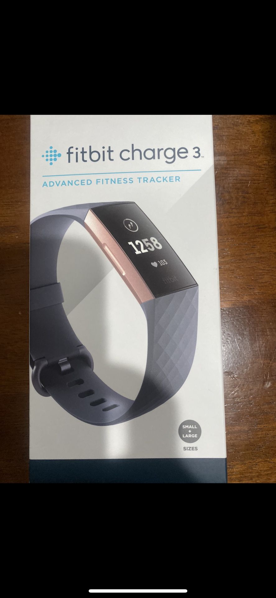 Gray Fitbit Charge 3