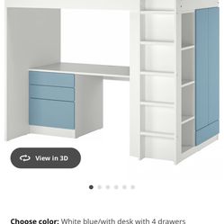 IKEA Loft Bed With Drawers 