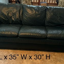 Natuzzi leather Couch
