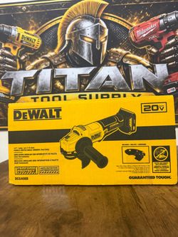 DEWALT 20V MAX Angle Grinder DCG408B - 9000 RPM Brushless, PERFORM & PROTECT, Anti-Rotation