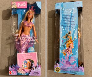 Barbie Fairytopia Magical Mermaid Doll with Pop-Up Book