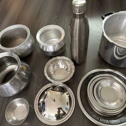 Indian cookware / stainless steel vessels