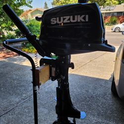 Suzuki 4hp 4stroke Short Shaft Outboard Motor 