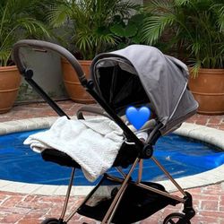 Cybex Mios Stroller + Bassinet ( Rain Cover, Cup Holder)