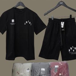 Amiri Luxury Short Set .......Full Set ONLY $70