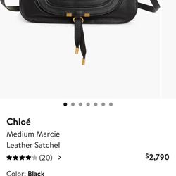 Chloe  medium Marcie Leather hand bag  