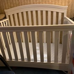 White Crib For Baby