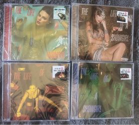Set of 4 Taylor Swift The Life of a Showgirl CD’s
