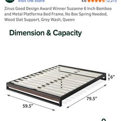 Zinus 6 Inch Bed Frame FREE