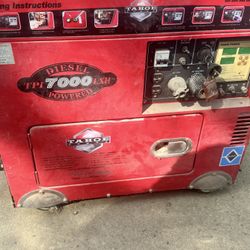 Tahoe 7000 W Diesel Generator/ Low Hours