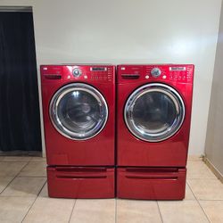 LG Washer And Electric Dryer Free Deliver And Install 6 Month Warranty 