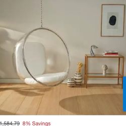 Acrylic hanging Room Chair