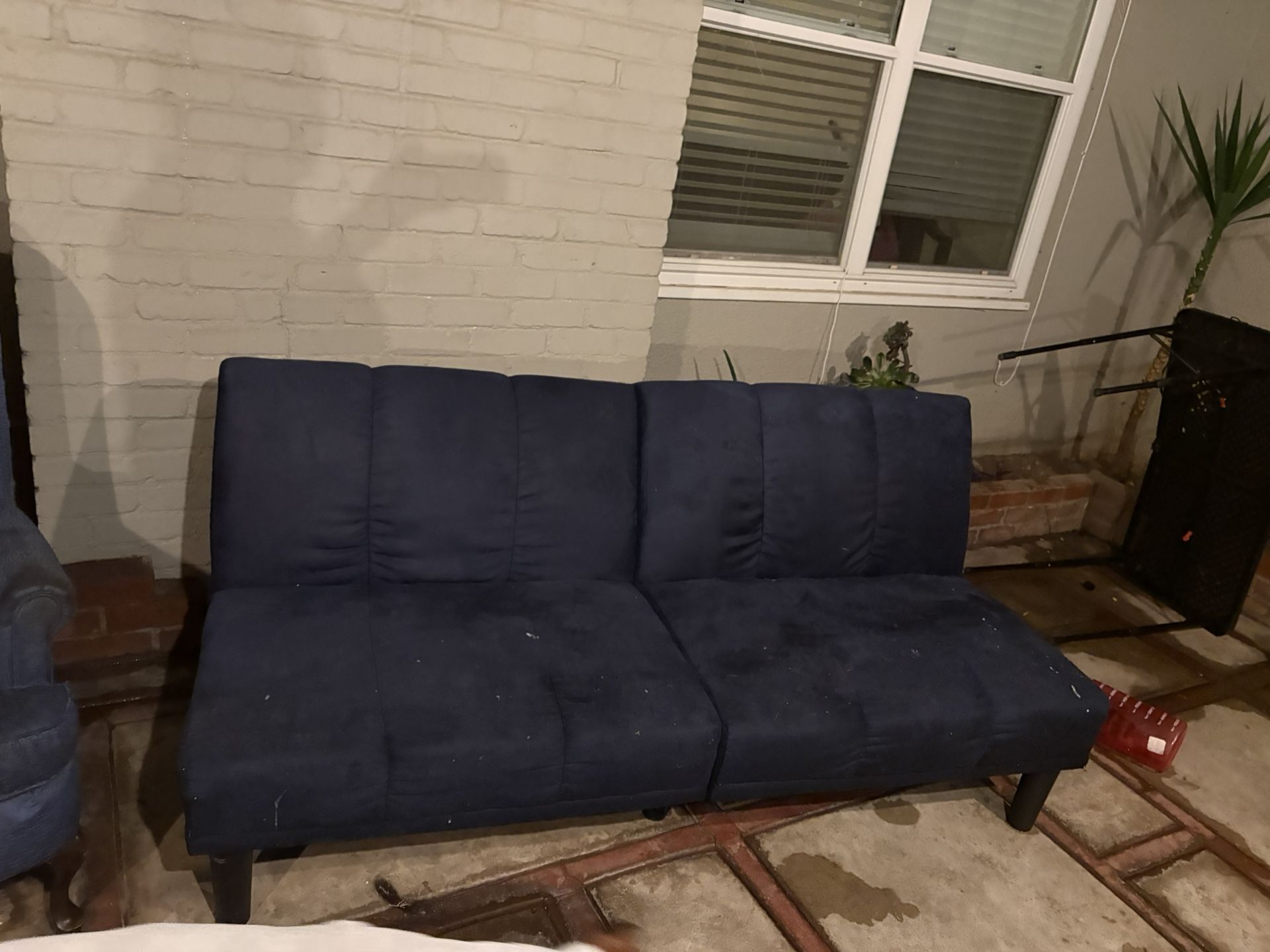 Blue Futon