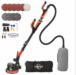 Brand new in the box- Electric Drywall Sander with Vacuum Dust Collection, 780W Powerful 7-Speed Popcorn Ceiling Removal Tool with LED Light for Dust-