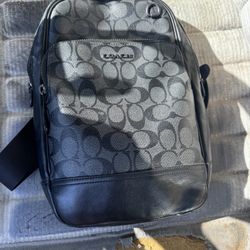 Men’s Coach Leather Side bag 