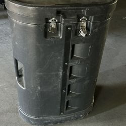 Wheeled Oval Hard Large Case for Trade Show Pop Up Display Booth Podium Storage