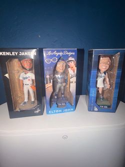 LA Dodgers Bobblehead Set of 3