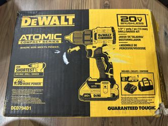 New DEWALT Atomic 20V Lithium-lon Cordless Compact 1/2 in. 