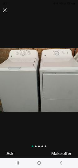 GE washer and dryer