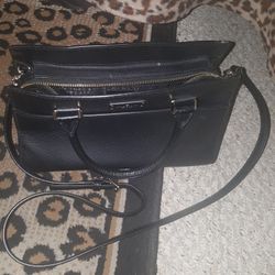 Black Leather Kate Spade Crossbody Purse 