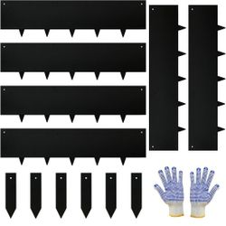 🪴 Heavy Duty Steel Garden Edging – 6 Pieces – 20 FT – NEW