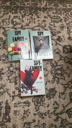 Spy x Family Manga Volumes 2, 6, and 7