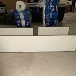 3 White Shelves 