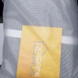 OrganiHaus XXL Cotton Rope Basket | Wide 20" x 13.3" Blanket Storage Basket with Long Handles | Decorative Clothes Hamper Basket | Extra Large Baskets