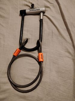 Bike lock with cable