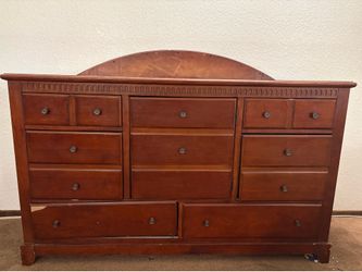 Dresser with mirror