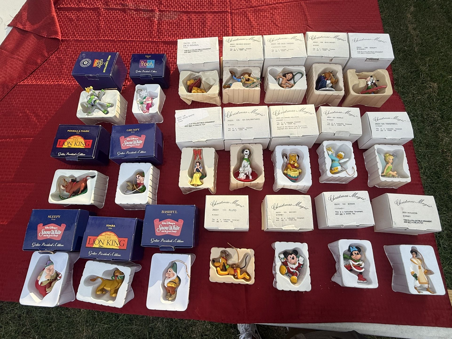 Vintage Disney Collectible Christmas Ornaments