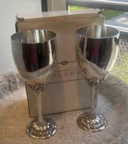 Toasting Goblets - Silver plated