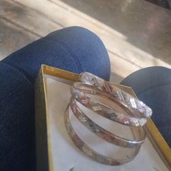 Toddlers Bracelets Gold Plated Good In Shape 