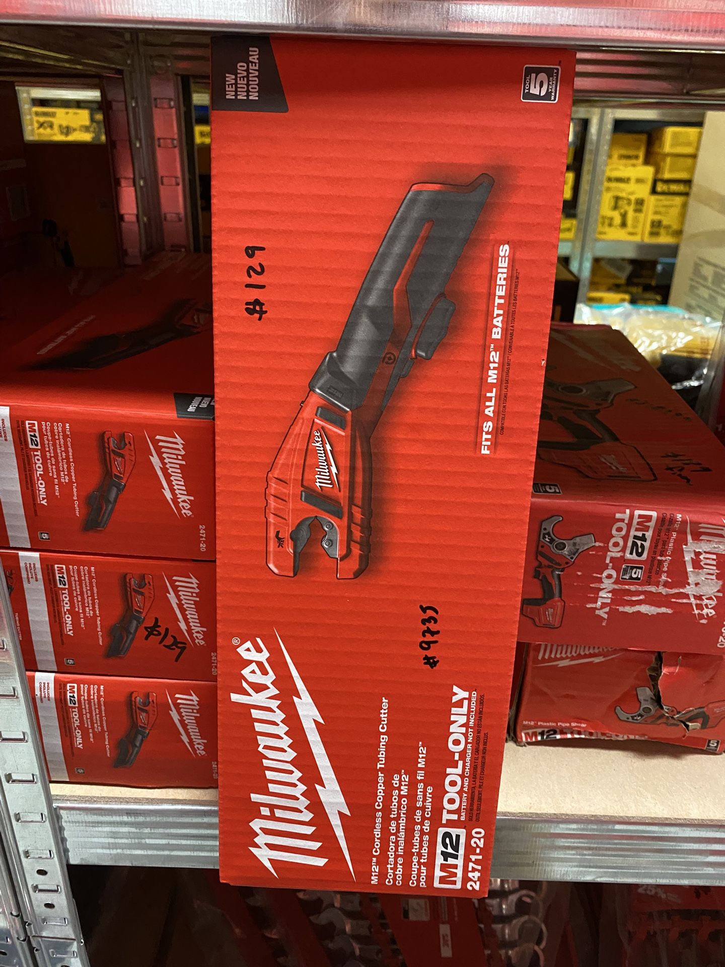 Milwaukee M12 12V Lithium-Ion Cordless Copper Tubing Cutter (Tool-Only)