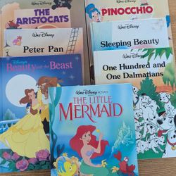 7 large Disney story books