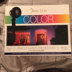 NEW IN BOXES BLISS LIGHTS FIREFLY LASER PROJECTOR - BLUE