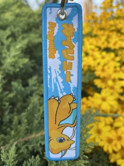 Dragonite Embroidered Pokemon Keychain