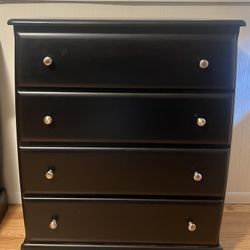 Black Tall Dresser