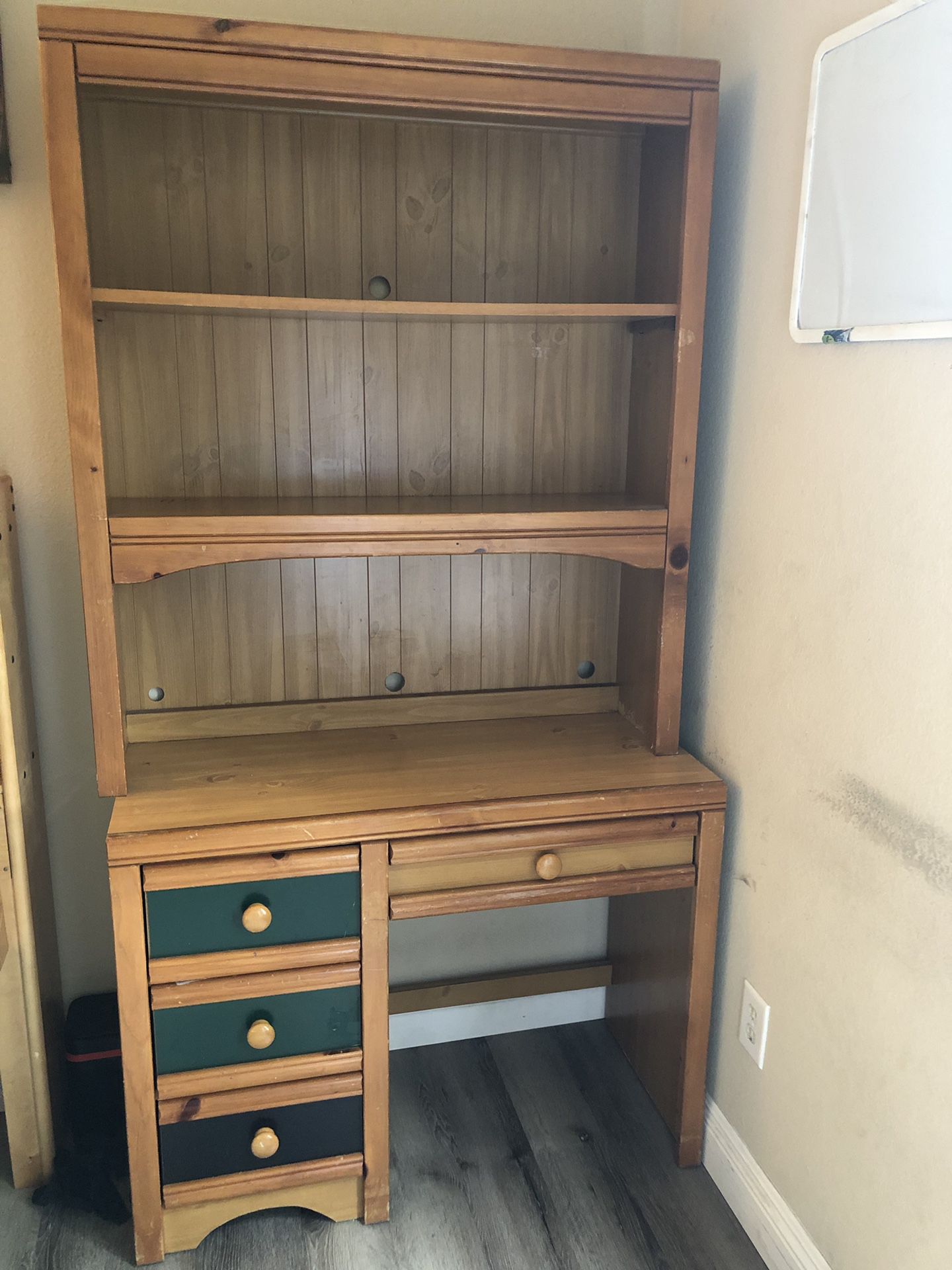 Desk with hutch for sale