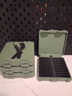 🔥4 pack🔥9mm storage cases ( Green & Black)
