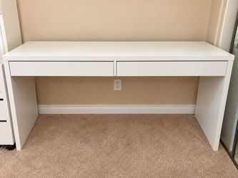 IKEA white desk