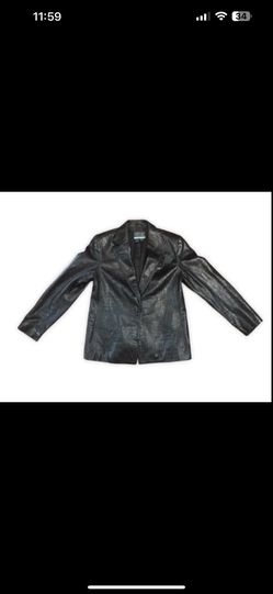 Lafayette 148 Leather Coat Size 12