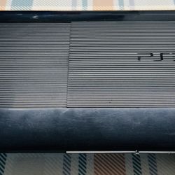 Sony PlayStation 3 Super Slim - 500 GB - Black Console For Parts Only READ