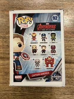 Funko Pop Captain America Unmasked Summer Convention Exclusive Vaulted #92 Thumbnail