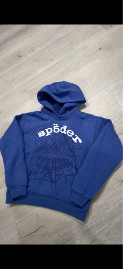 Blue spider hoodie