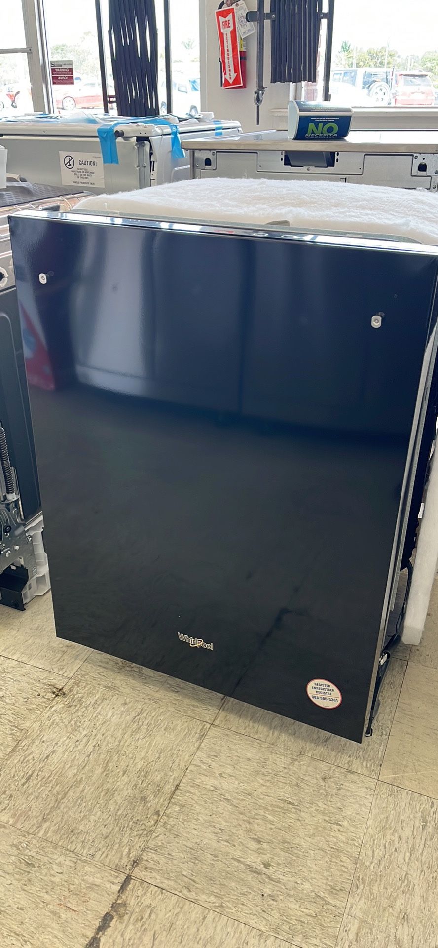 New Whirlpool Dishwasher In Black Color